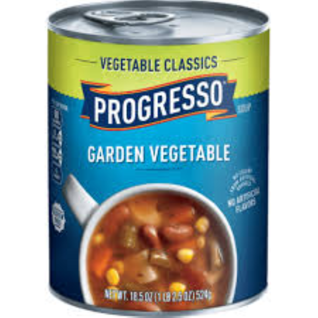 PROGRESSO VEG CLASSIC SOUP GAR/VEG 524G